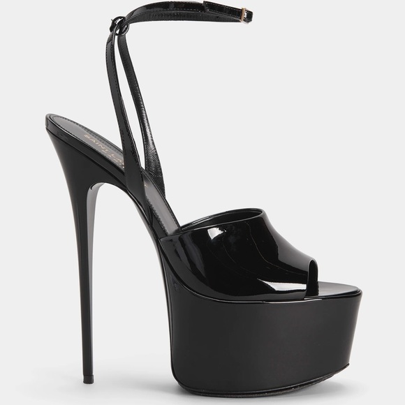 Saint Laurent Kika Platform Sandals - Picture 2 of 4